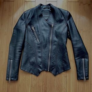 Vegan Leather Moto Jacket
